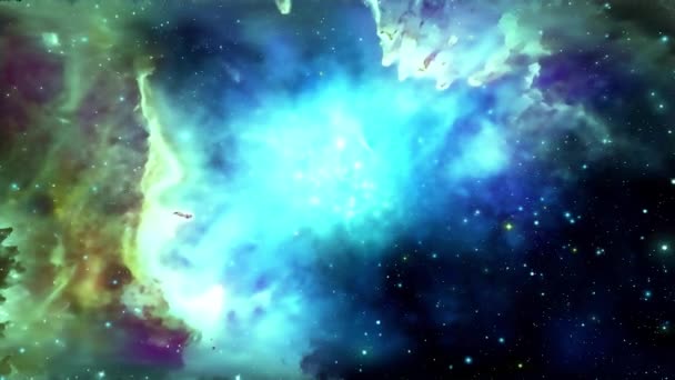 Flying Orion Mlhovina Pohybový Záznam Pro Vědecké Filmy Kinematografii Vesmíru — Stock video
