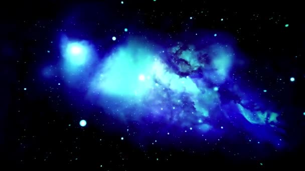Flying Orion Nebula Motion Footage Scientific Films Cinematic Space Also — Stock Video