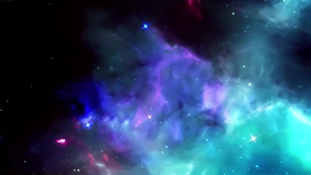 Flying Orion Nebula Materiał Filmowy Filmów Naukowych Filmowych Kosmosie Dobre — Wideo stockowe