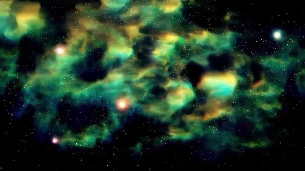 Outer Space Animation Red Pink Space Flight Helix Nebula Eye — स्टॉक व्हिडिओ
