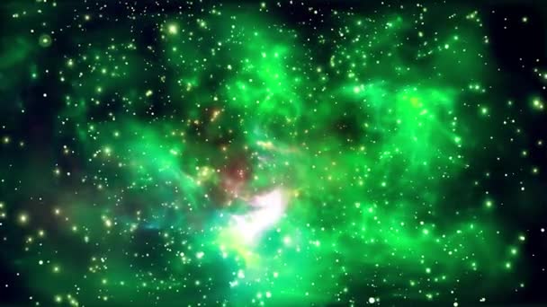 Outer Space Animation Red Pink Space Flight Helix Nebula Eye — Αρχείο Βίντεο