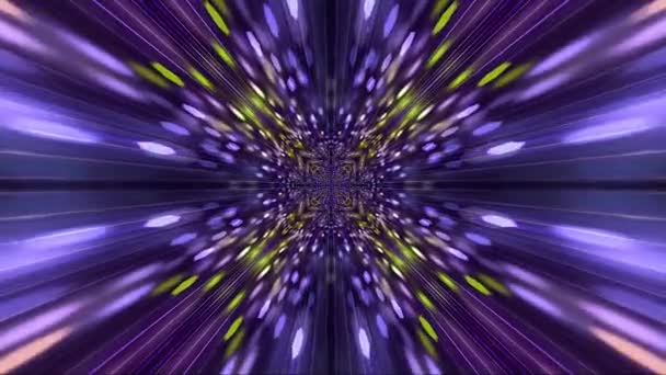 Computer Erzeugte Digitale Blaue Lichtstreifen Abstrakte Darstellung Von Bewegungshintergrund Ultra — Stockvideo
