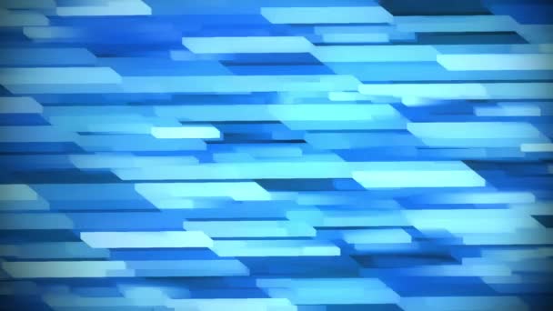 计算机生成的数字蓝光条纹 抽象3D 渲染运动背景 超高清分辨率 — 图库视频影像