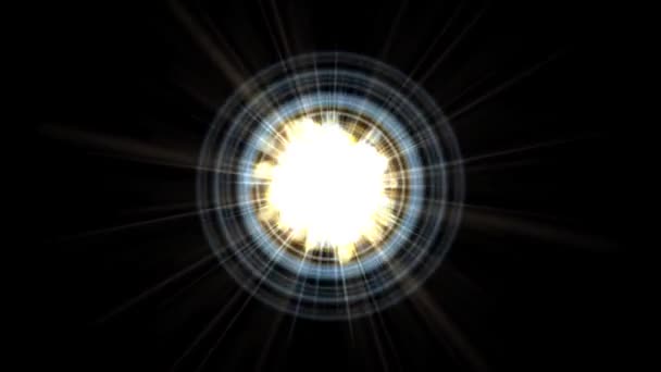 シームレスなループトラフィックにおける高速フライングライン3Dアニメーション Sci Digitalフッテージ暗い背景のダイナミックストラックの電気的移動 タイムトラベルイラストで超空間のネオン輝く光 — ストック動画