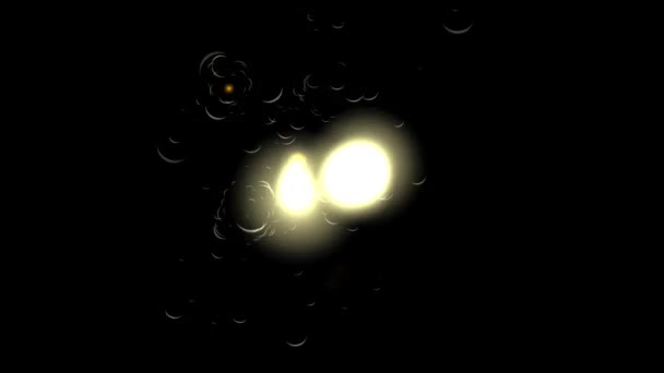 Yüksek Hız Uçan Hatlar Kusursuz Döngülü Trafikte Animasyon Karanlık Arkaplanda — Stok video