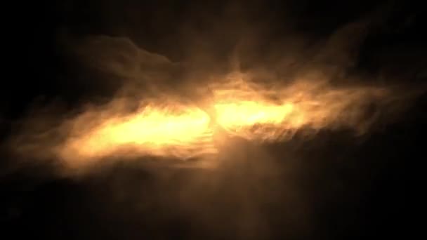 Dunkelbrauner Hintergrund Digitale Signatur Mit Teilchen Funkelnden Wellen Vorhängen Und — Stockvideo