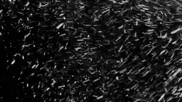 Турбулентная Пыль Кружится Замедленной Съемке — стоковое видео