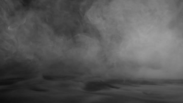 Graue Sandstaubwolken Fliegen Zeitlupe Durch Die Luft — Stockvideo