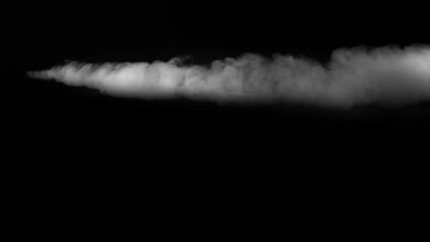 Сірі Пуфи Піщаного Пилу Пролітають Крізь Повітря Повільному Русі — стокове відео