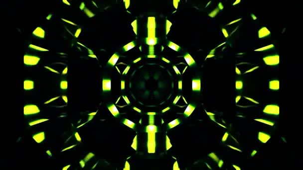 Streszczenie Neon Light Loop Rendering — Wideo stockowe