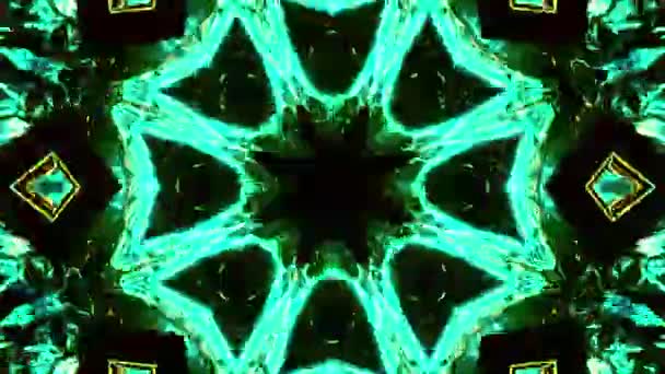 Абстрактне Неонове Світло Loop Відтворення — стокове відео