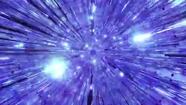 Repülés Absztrakt Sci Alagút Zökkenőmentes Hurok Futurisztikus Mozgógrafika Zenei Videóhoz — Stock videók