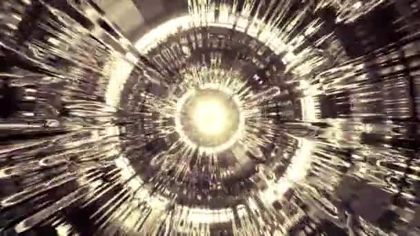 Політ Абстрактній Науково Фантастичній Тунельній Безшовній Петлі Футуристична Графіка Руху — стокове відео