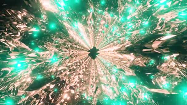 Flight Abstract Sci Tunnel Seamless Loop Futuristic Motion Graphics Music — Stock Video