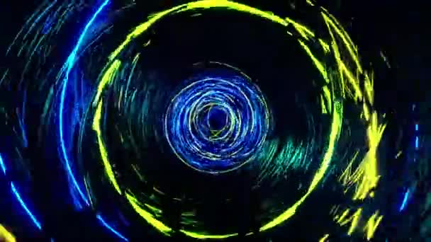 Flug Abstrakten Science Fiction Tunnel Nahtloser Schleife Futuristische Bewegungsgrafik Für — Stockvideo