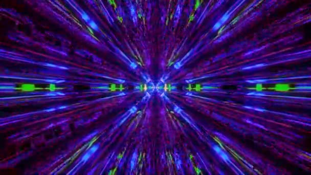 Kaleidoskop Mandala Abstraktní Pozadí Trippy Umění Psychedelický Tranzu Otevřít Třetí — Stock video