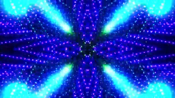 Kaleidoskop Mandala Abstrakten Hintergrund Der Trippy Art Psychedelische Trance Das — Stockvideo