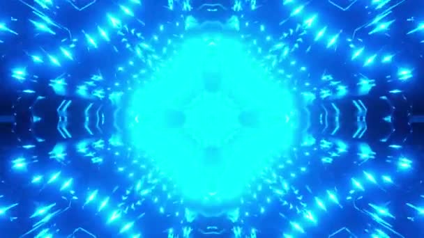 Kaleidoscope Mandala Abstract Background Trippy Art Psychedelic Trance Open Third — Stock Video