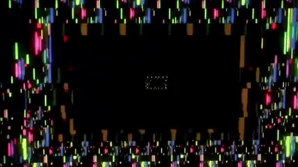 Disco Ball Skärmsläckare Sömlös Loop Animation För Musik Sändning Nattklubbar — Stockvideo