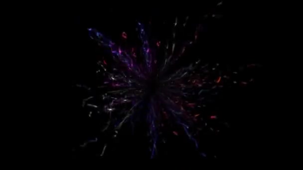 Animatie Van Het Licht Tunnel Podium Voor Video Achtergronden Concert — Stockvideo