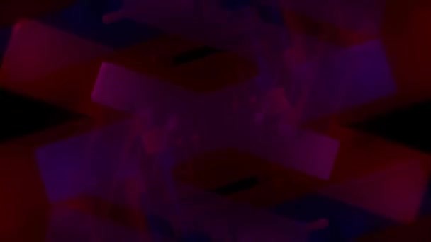 Анімація Сцени Легких Тунелів Вашого Відеофону Концертних Візуальних Виступів Презентацій — стокове відео