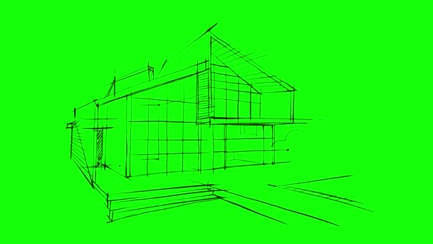 Desenho Animado Animação Ícone Construção Industrial Melhor Objeto Fundo Tela — Vídeo de Stock