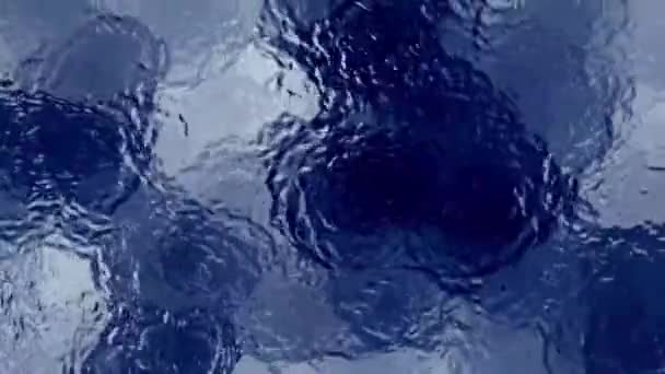 Arte Abstracto Partículas Flotantes Restos Celulares Puntos Huevos Bacterias Microbios — Vídeos de Stock
