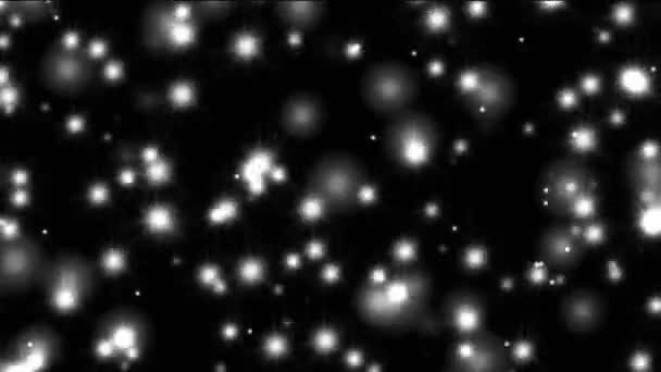 Abstrakte Kunst Schweben Partikel Zellablagerungen Punkte Eier Bakterien Mikroben Sporen — Stockvideo