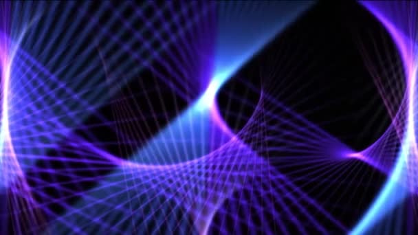 一个带有彩色红光和蓝光的宇宙背景 完美的数字壁纸 — 图库视频影像