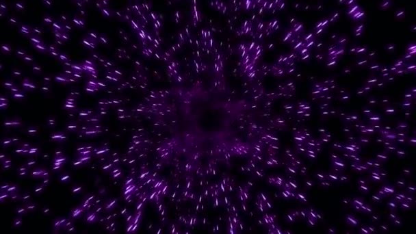 Uno Sfondo Cosmico Con Luci Laser Rosse Blu Colorate Perfetto — Video Stock