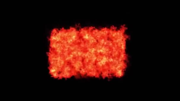 Latar Belakang Kosmik Dengan Warna Merah Dan Biru Cahaya Laser — Stok Video