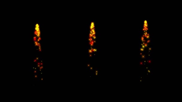 Flythrough Sci Αφηρημένη Κυβικό Διάδρομο Λαμπερό Πορτοκαλί Φώτα Animation Φουτουριστικό — Αρχείο Βίντεο