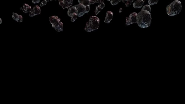 Flythrough Sci Corredor Cúbico Abstrato Com Luzes Laranja Brilhante Animação — Vídeo de Stock
