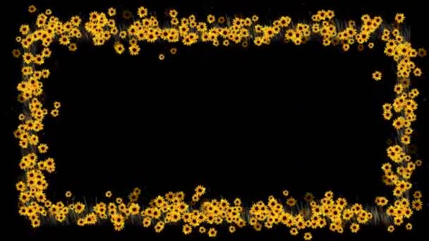 Абстрактні Літаючі Футуристичному Коридорі Трикутниками Безшовний Цикл Фон Флуоресцентне Ультрафіолетове — стокове відео
