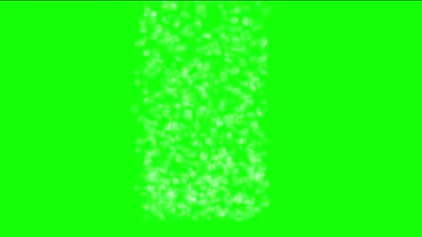 Digitální Prostor Sci Tunel Zeleným Modrým Neonem Velká Data Tech — Stock video