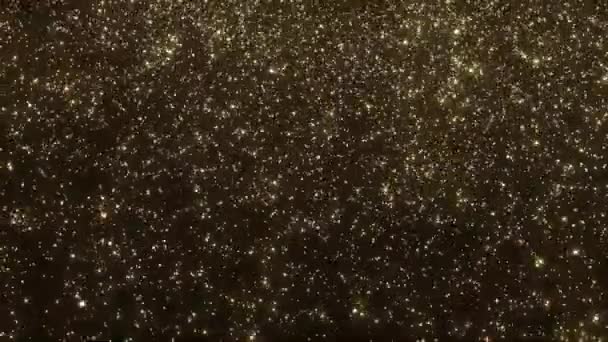 Átrepülni Csillagokon Kék Ködön Űrben Galaxis Felfedezés Világűrön Keresztül Világító — Stock videók