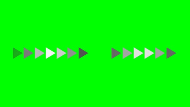 Chroma Key Green Screen Blasts Vfx Effekte Für Den Produktionseinsatz — Stockvideo