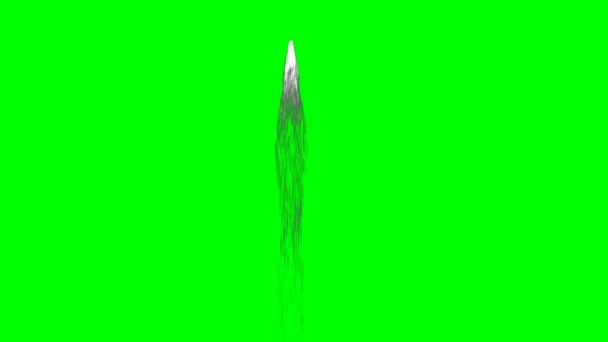 Світлові Струни Анімація Зелений Екран Фон Vfx — стокове відео