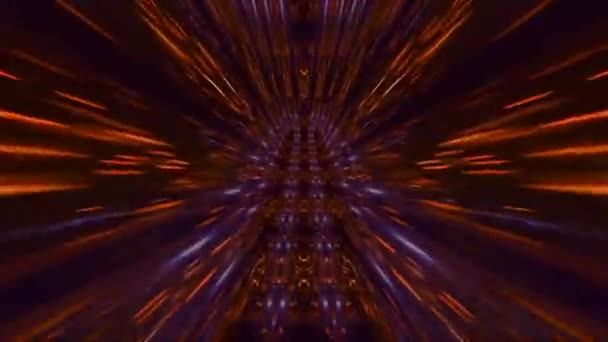 Zusammenfassung Von Kaleidoskop Sequenzmustern Bewegungs Grafik Hintergrund — Stockvideo
