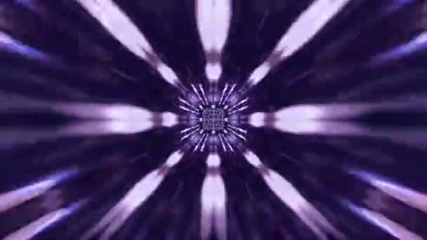 Abstrak Dari Pola Urutan Kaleidoskop Latar Belakang Grafis Gerak — Stok Video