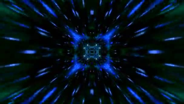 Zusammenfassung Von Kaleidoskop Sequenzmustern Bewegungs Grafik Hintergrund — Stockvideo