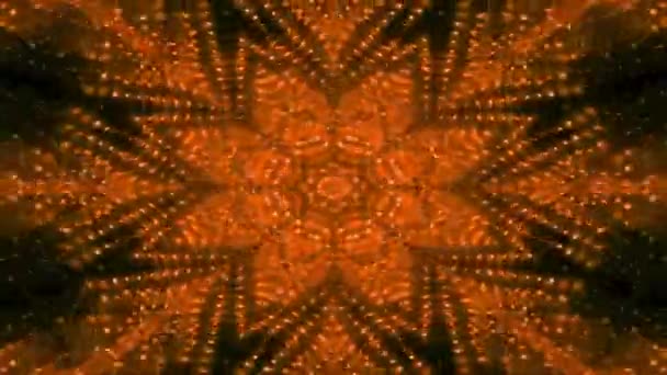 Eine Abstrakte Schleifenanimation Mit Bunten Fraktalen Musterbewegungen — Stockvideo