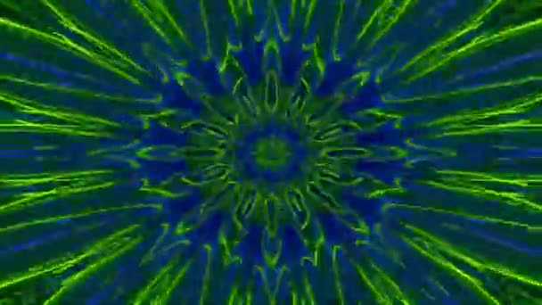 Eine Abstrakte Schleifenanimation Mit Bunten Fraktalen Musterbewegungen — Stockvideo