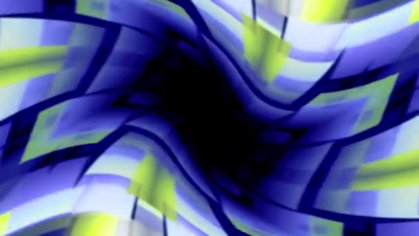 Una Animación Bucle Abstracto Con Movimientos Patrón Fractal Coloridos — Vídeo de stock