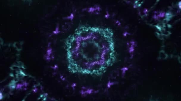 Звезды Блестят Черной Ткани Full Motion Background Video Art Loop — стоковое видео