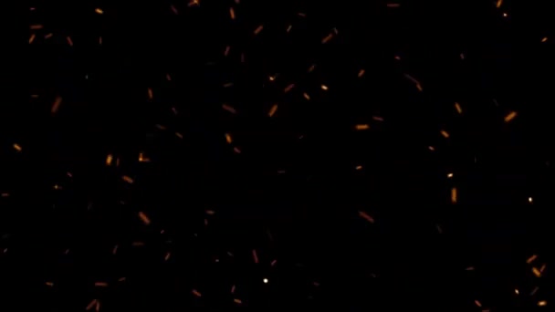 Sterne Glitzern Auf Schwarzem Stoff Full Motion Hintergrund Video Art — Stockvideo
