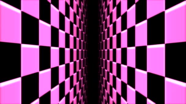 シームレスな流れで抽象的で魅惑的なネオンVjループ — ストック動画