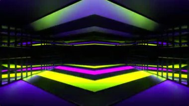 VJ LOOP NEON Hipnotik Tünel Soyut Arkaplan Görüntü Çizgileri Modeli 4k Ekran Koruyucu