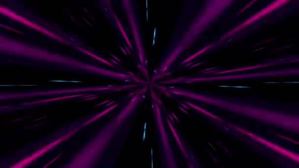 Kaleidoskop Bewegungsgrafik Schleife Nahtloser Hintergrund — Stockvideo