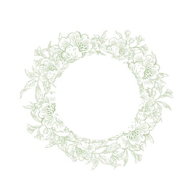 Çiçekler ve kuşların çizimsiz deseni. Görüntü